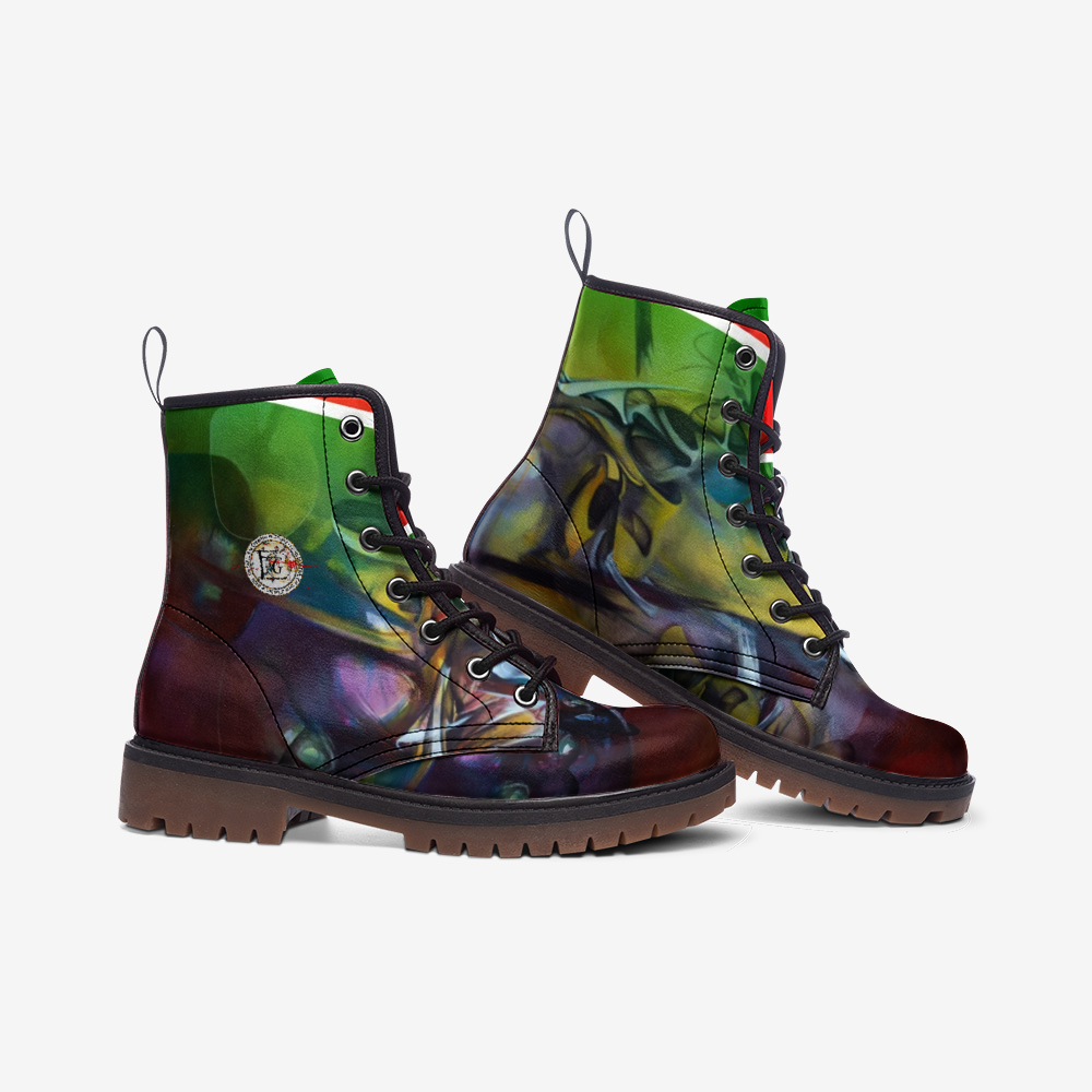 Bottes légères en cuir « Péyiméfyan » (unisexe)