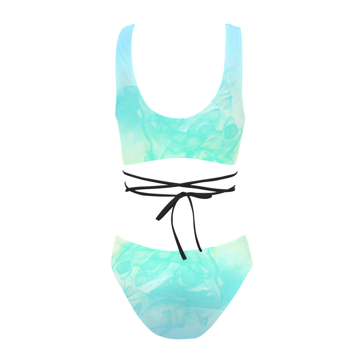 Bikini à liens croisés « Azur »