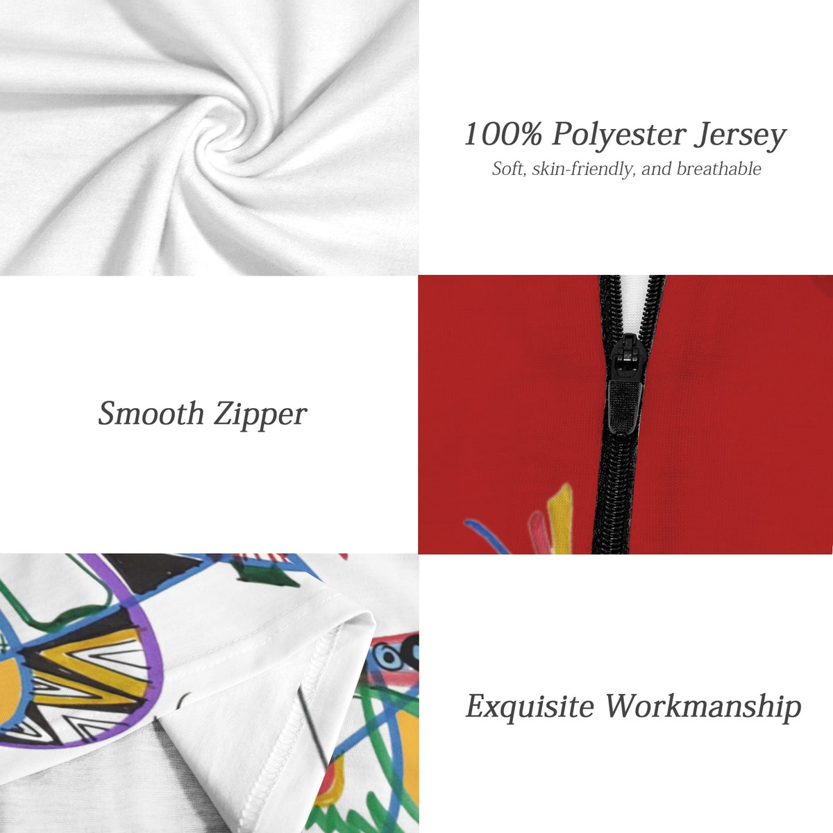 Polo zippé « Rékòltwouj »