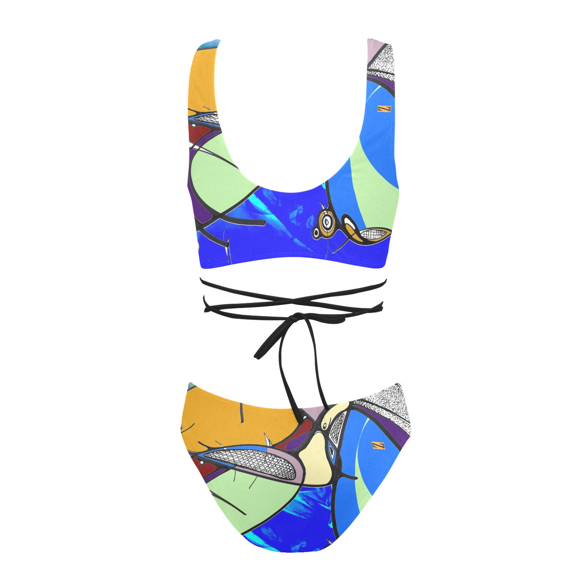 Bikini à liens croisés « Yolblé »
