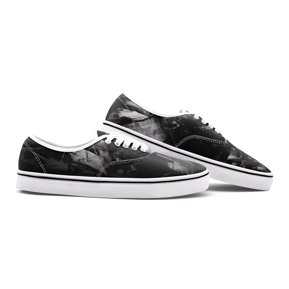 Baskets basses mocassins unisexes « Wak'n grey »