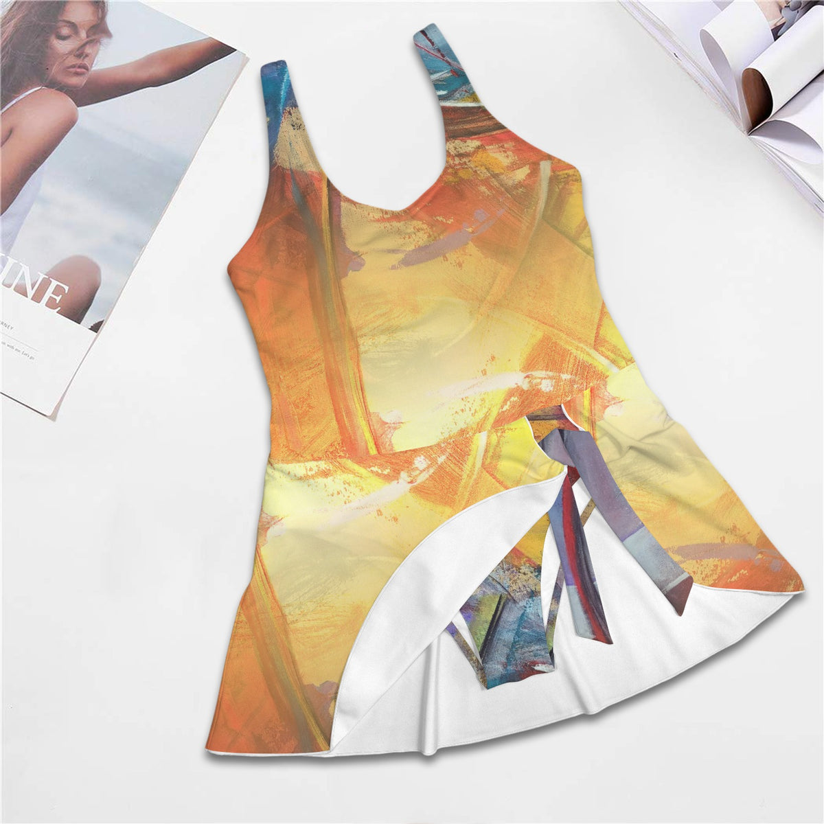 Maillot de bain une pièce avec jupe « Laboukan »