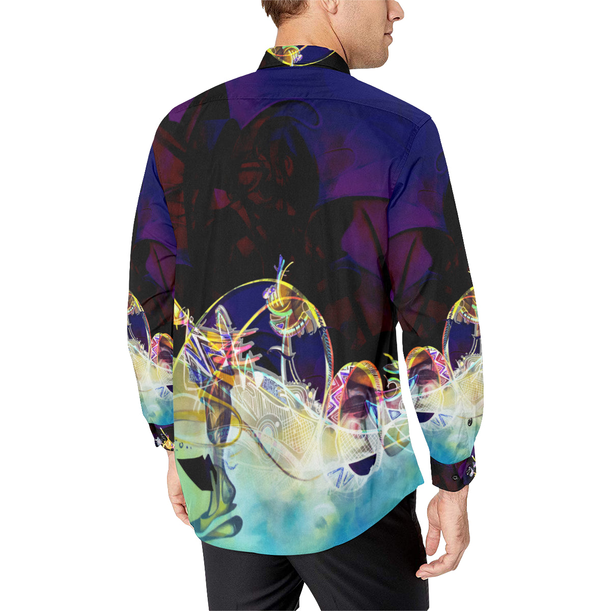 Chemise à manches longues « Nuitcorail »