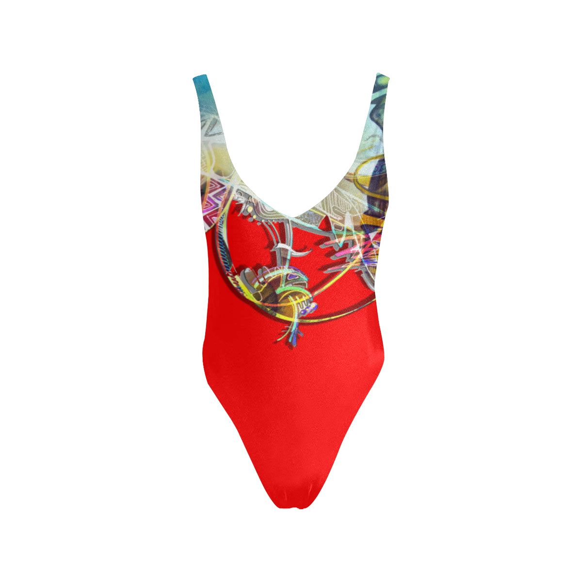 Maillot dos nu à bretelles « Wouj »