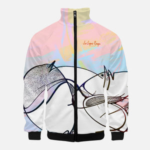 Sweat à glissière avec col montant "Yolpastèl"