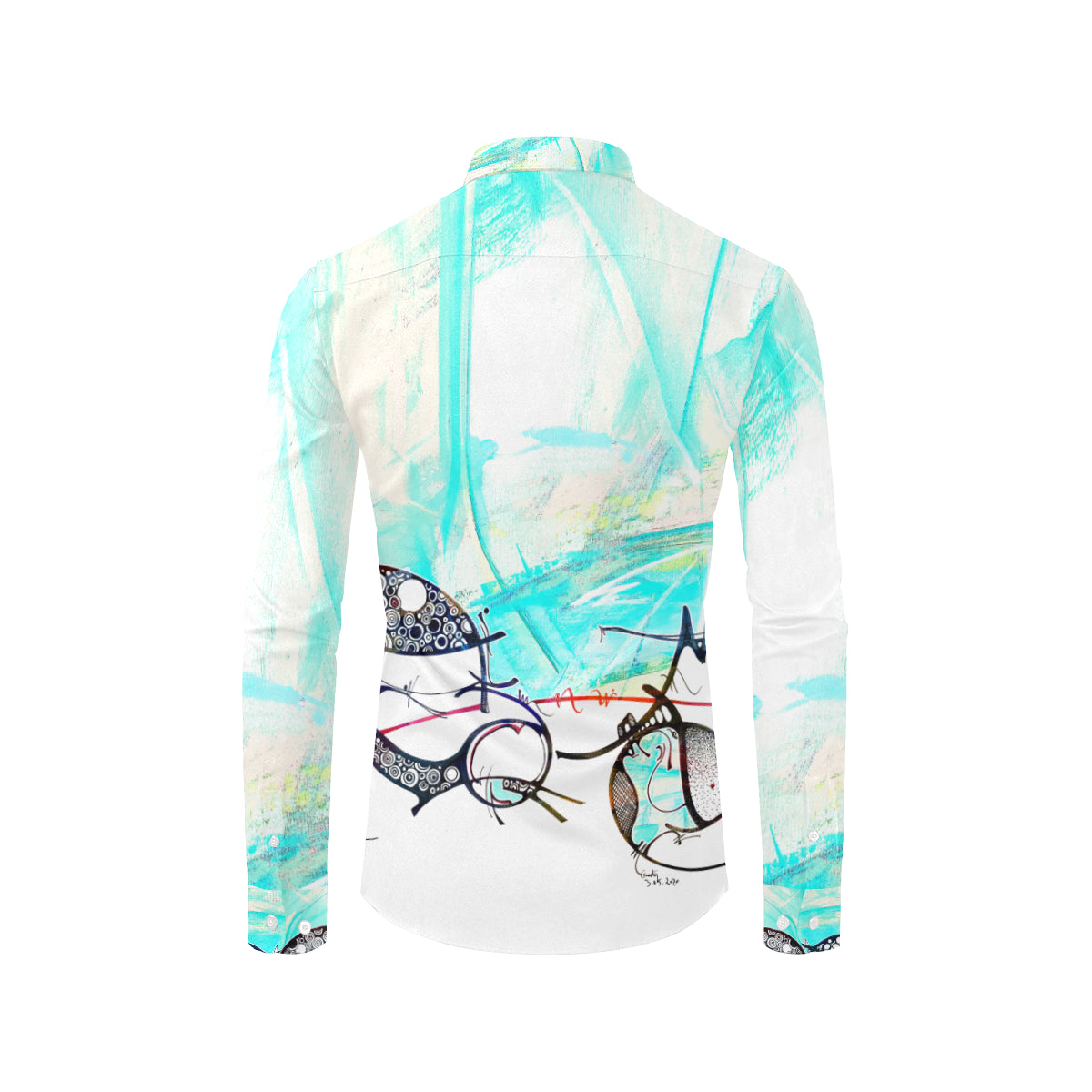 Chemise à manches longues « Lignerouge »