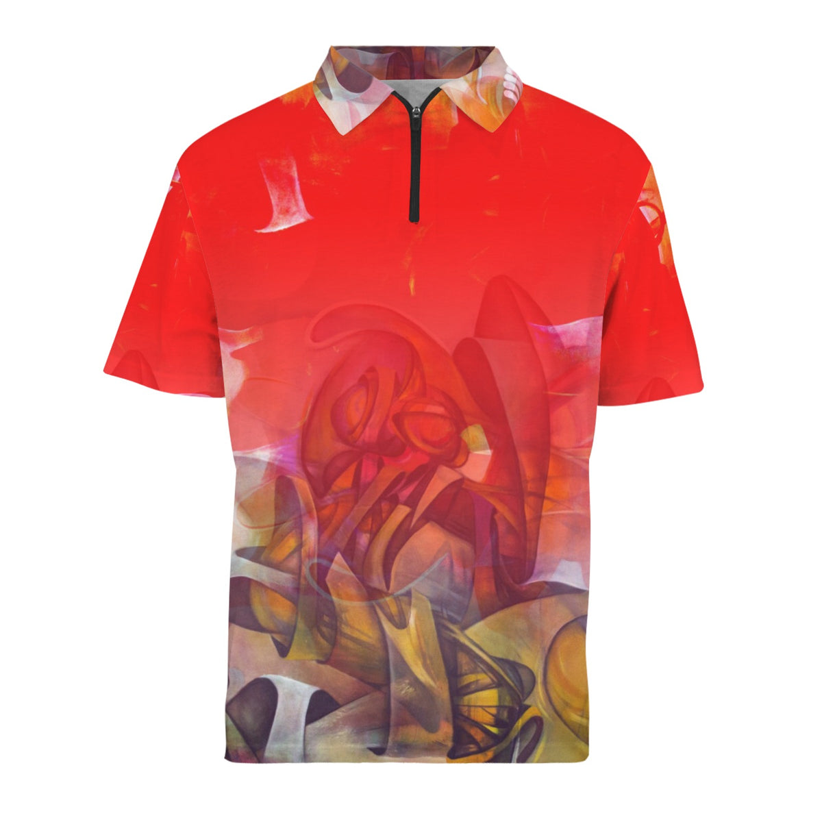 Polo zippé « Dou wouj »