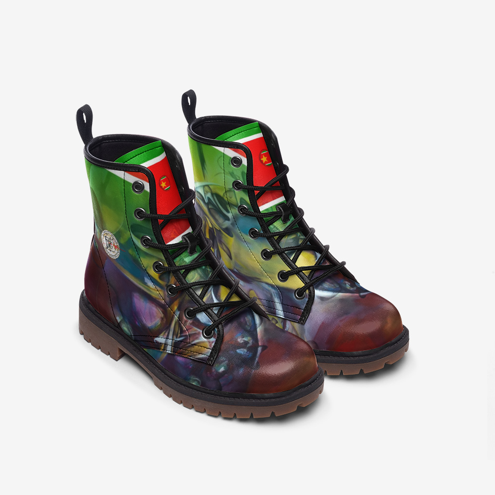 Bottes légères en cuir « Péyiméfyan » (unisexe)