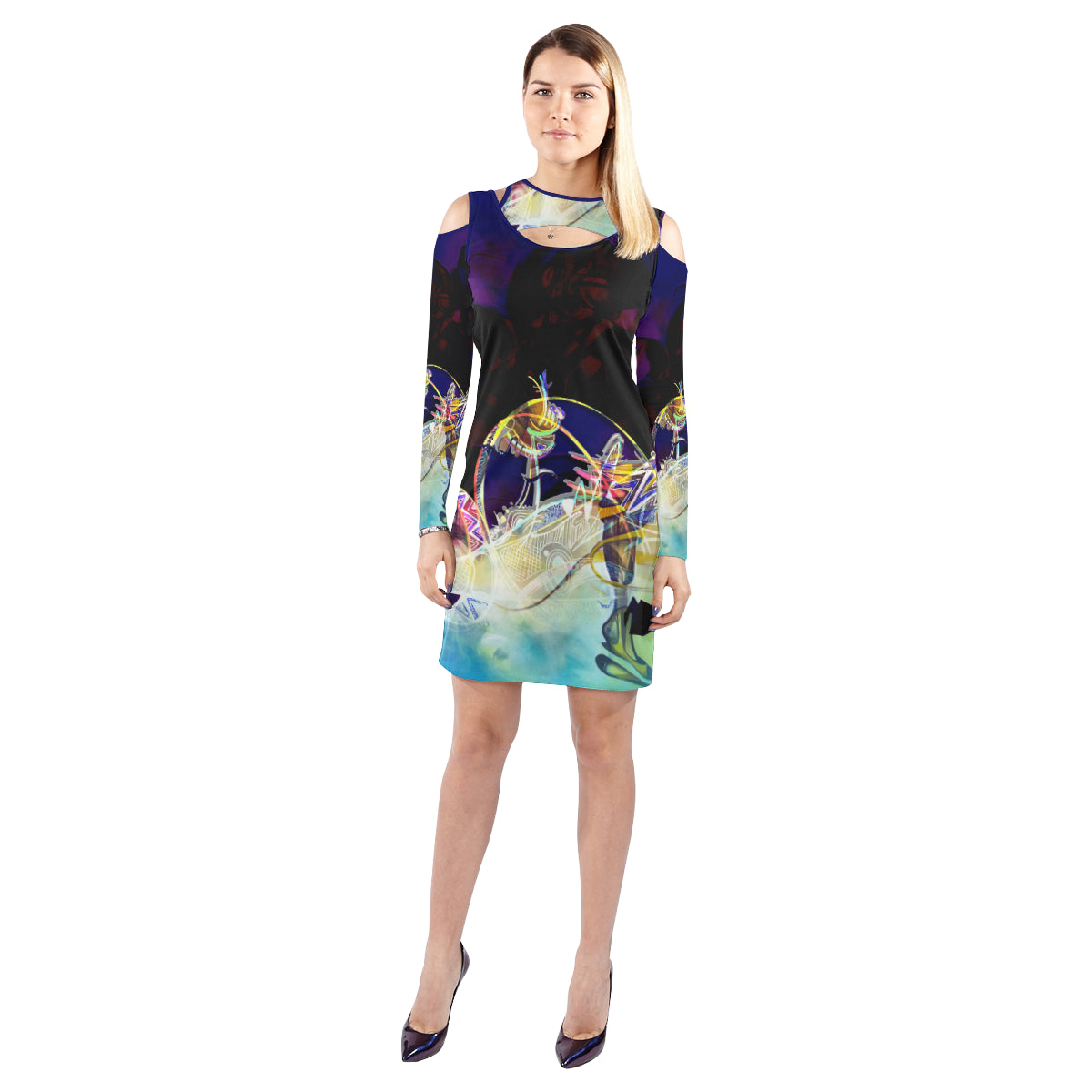 Robe à épaules dénudées « Dounwi »