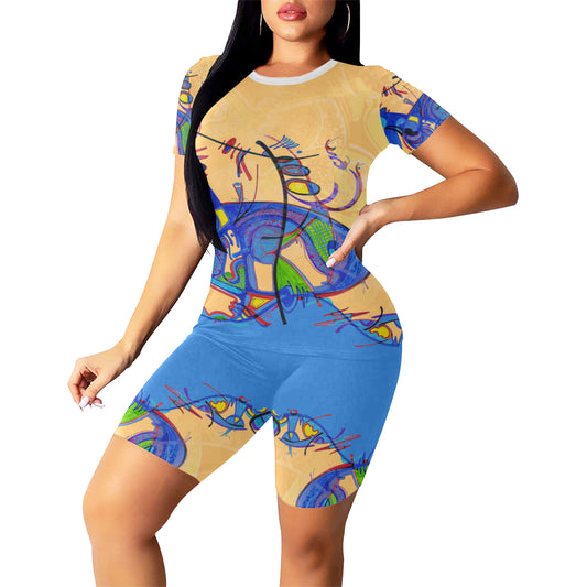 Ensemble short de yoga « Lyannaj »