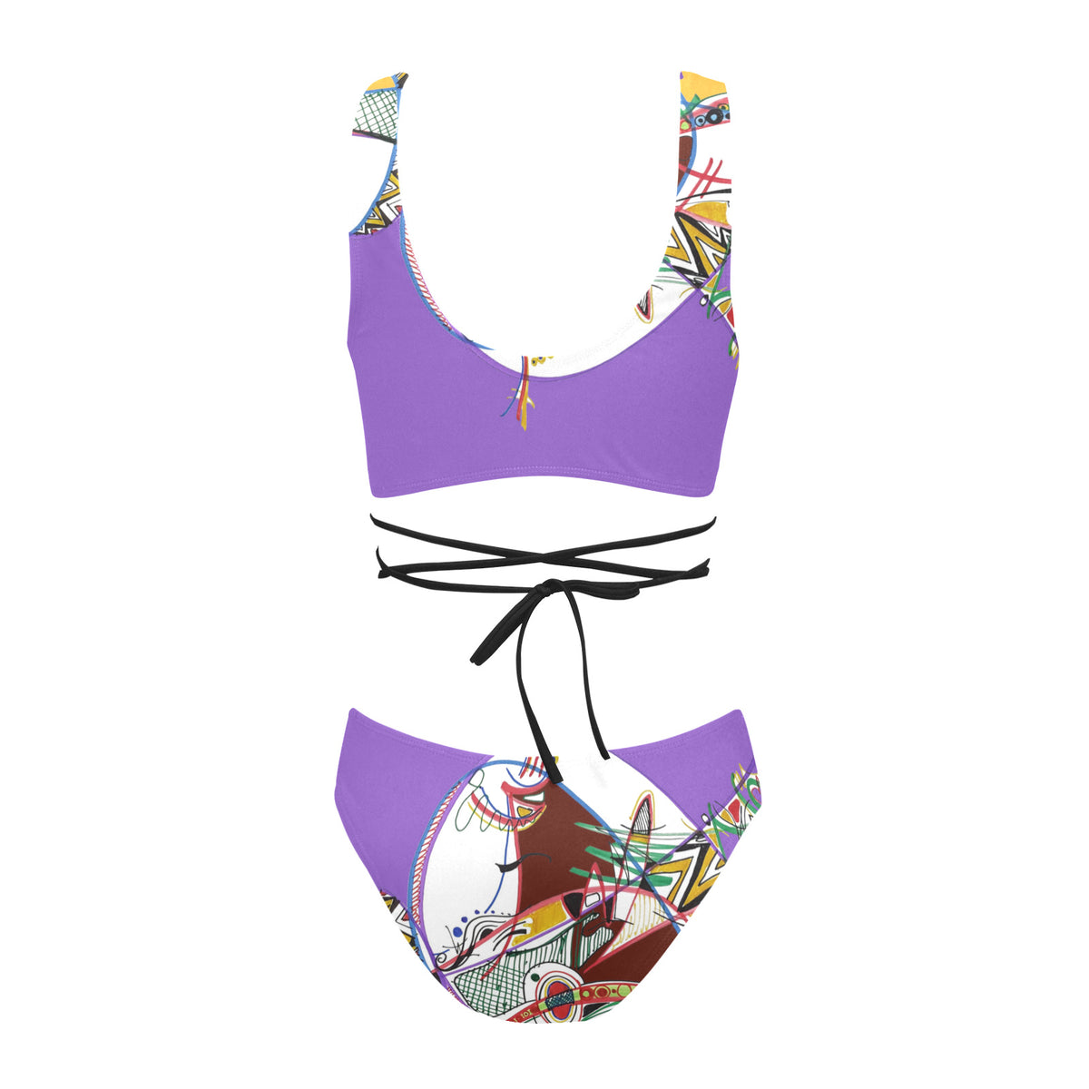 Bikini à liens croisés « Mayav »