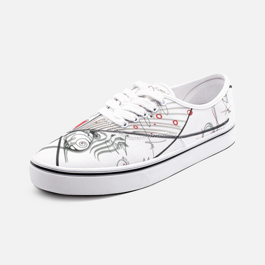 Baskets basses mocassins unisexes « Lincertain »