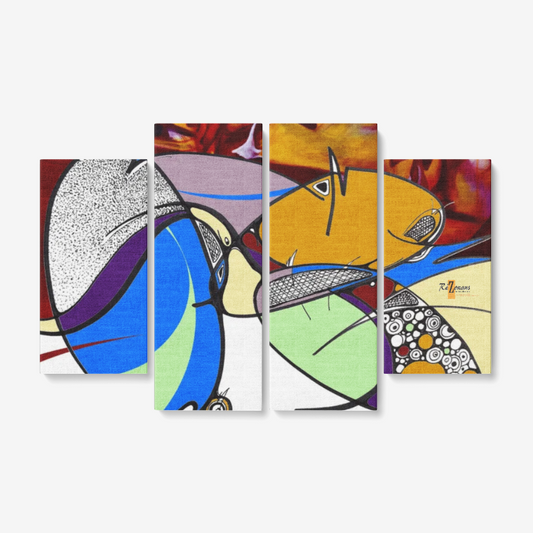 Déco murale quadriptyque « Yolmawon »