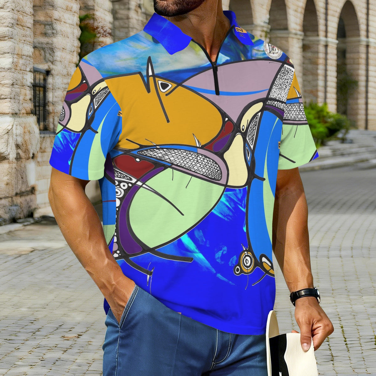 Polo zippé « Yòlblé »