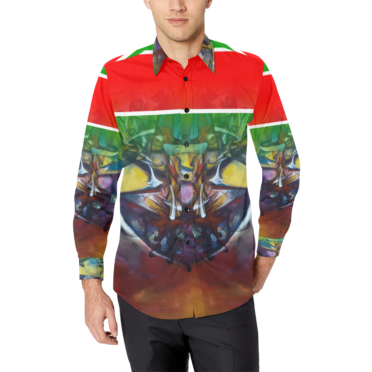 Chemise à manches longues « Péyiméfyan »