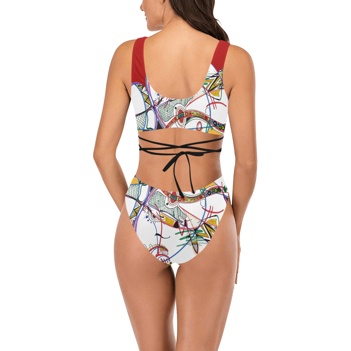 Bikini à liens croisés « Maya »