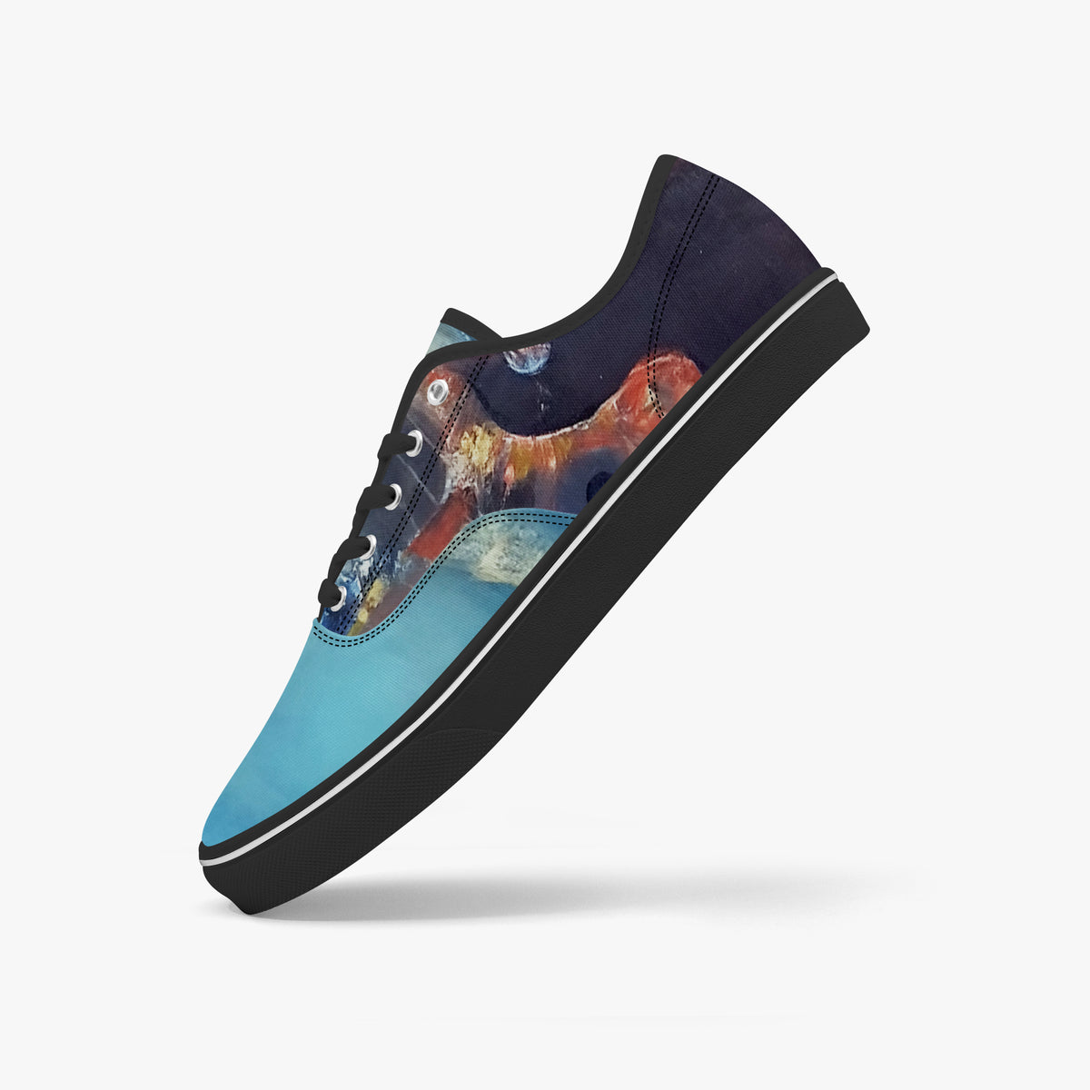 Fearless (Papè) — Sneakers skate à languette illustrée RéZonans — Vue 9