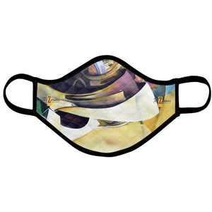 Lot de 4 masques « Mblue »