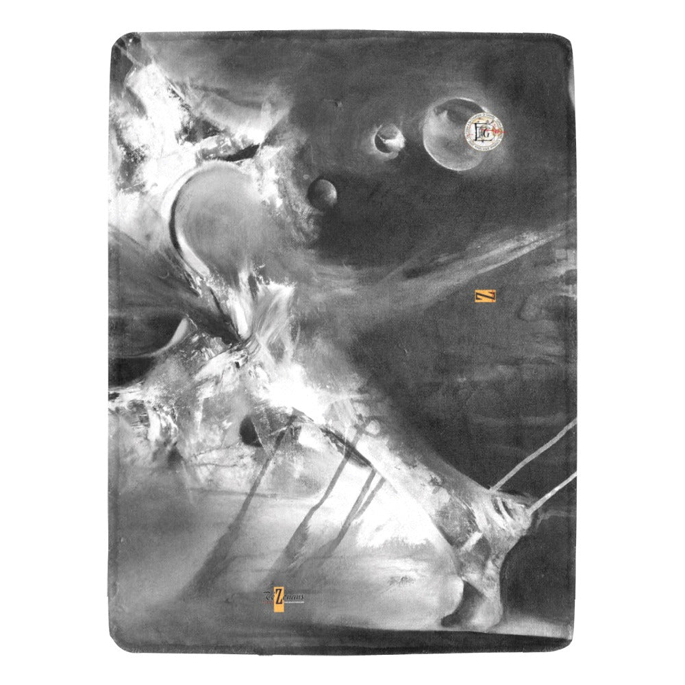 Couverture polaire 152 × 203 cm « Douvandèyè »