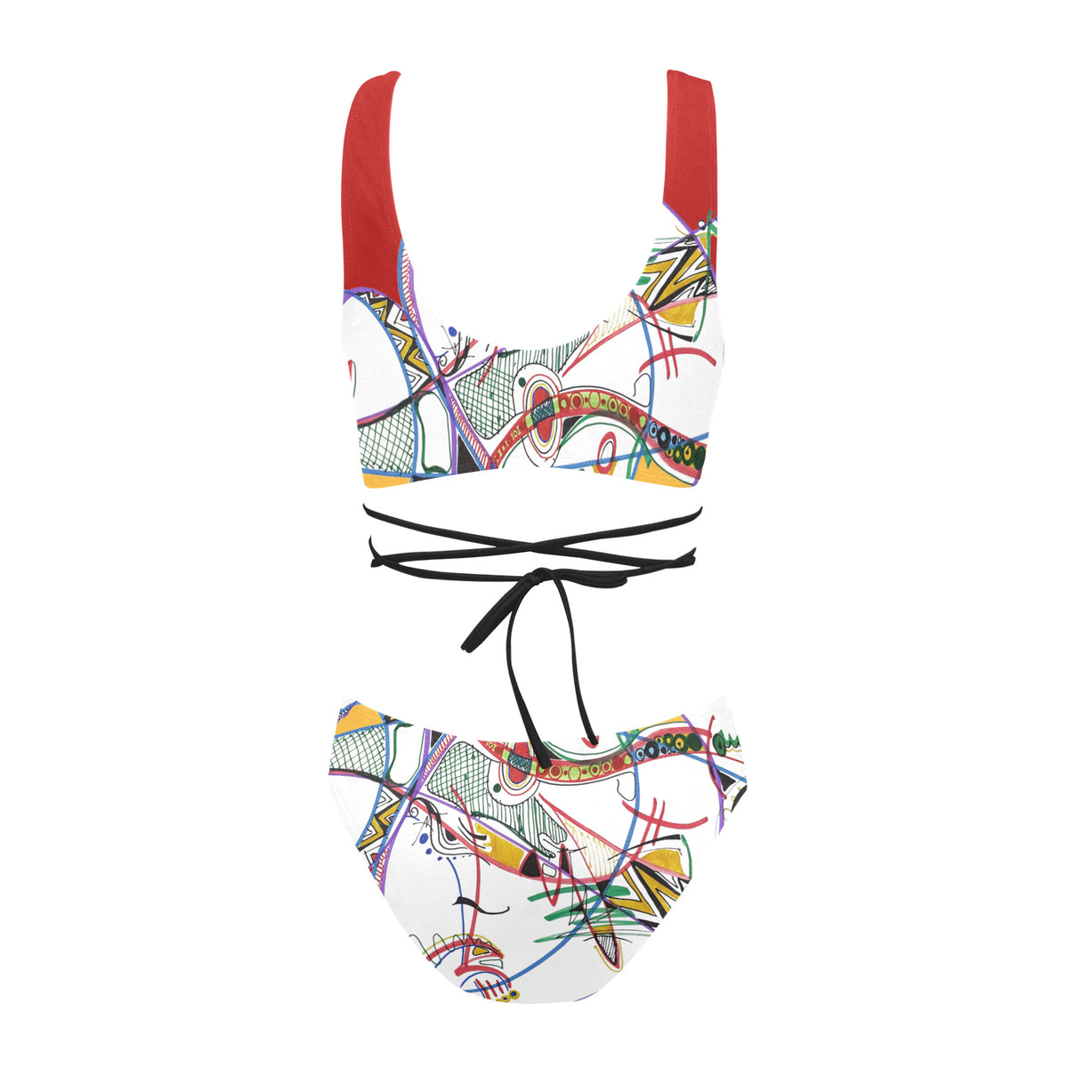 Bikini à liens croisés « Maya »