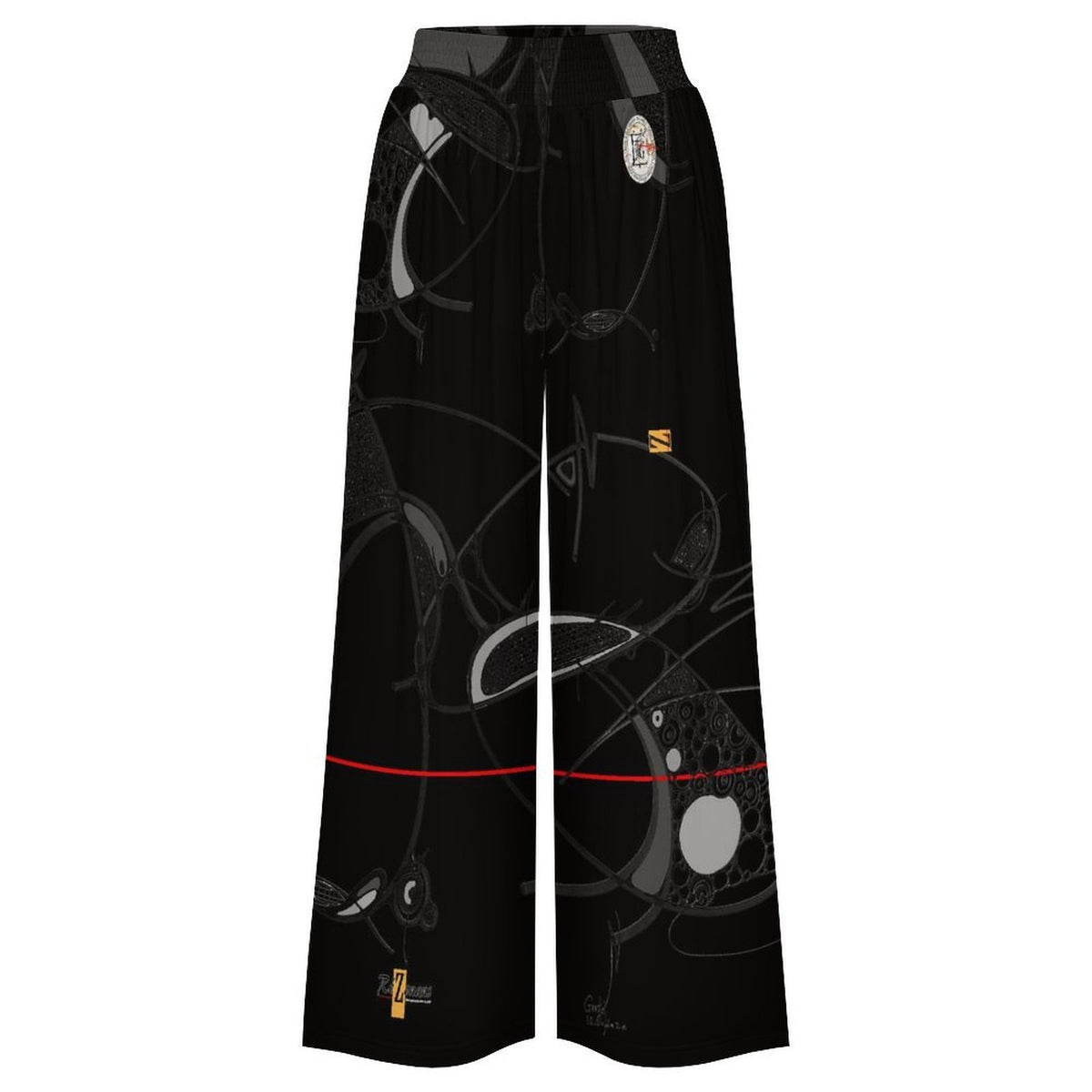 Pantalon large taille haute femme « Wak'n »
