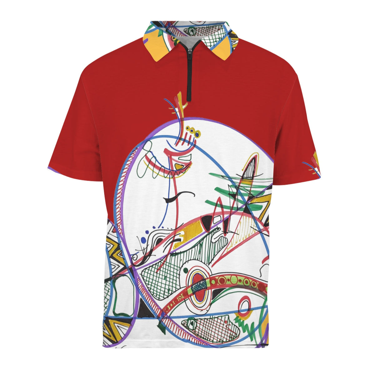 Polo zippé « Rékòltwouj »