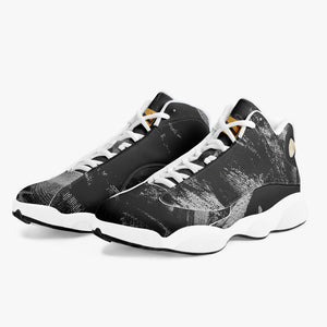Baskets de basketball en cuir haut de gamme « Wak'grey »