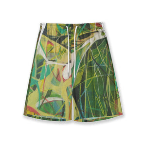 Men's All-Over-Print Hawaiian Swim Shorts
