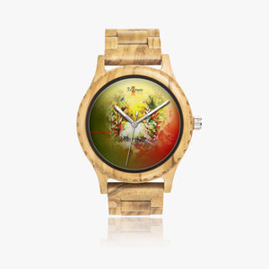 Montre bois naturel "Flèpéyi"