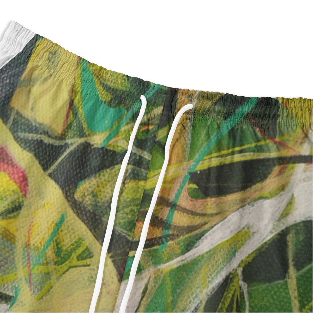 Men's All-Over-Print Hawaiian Swim Shorts