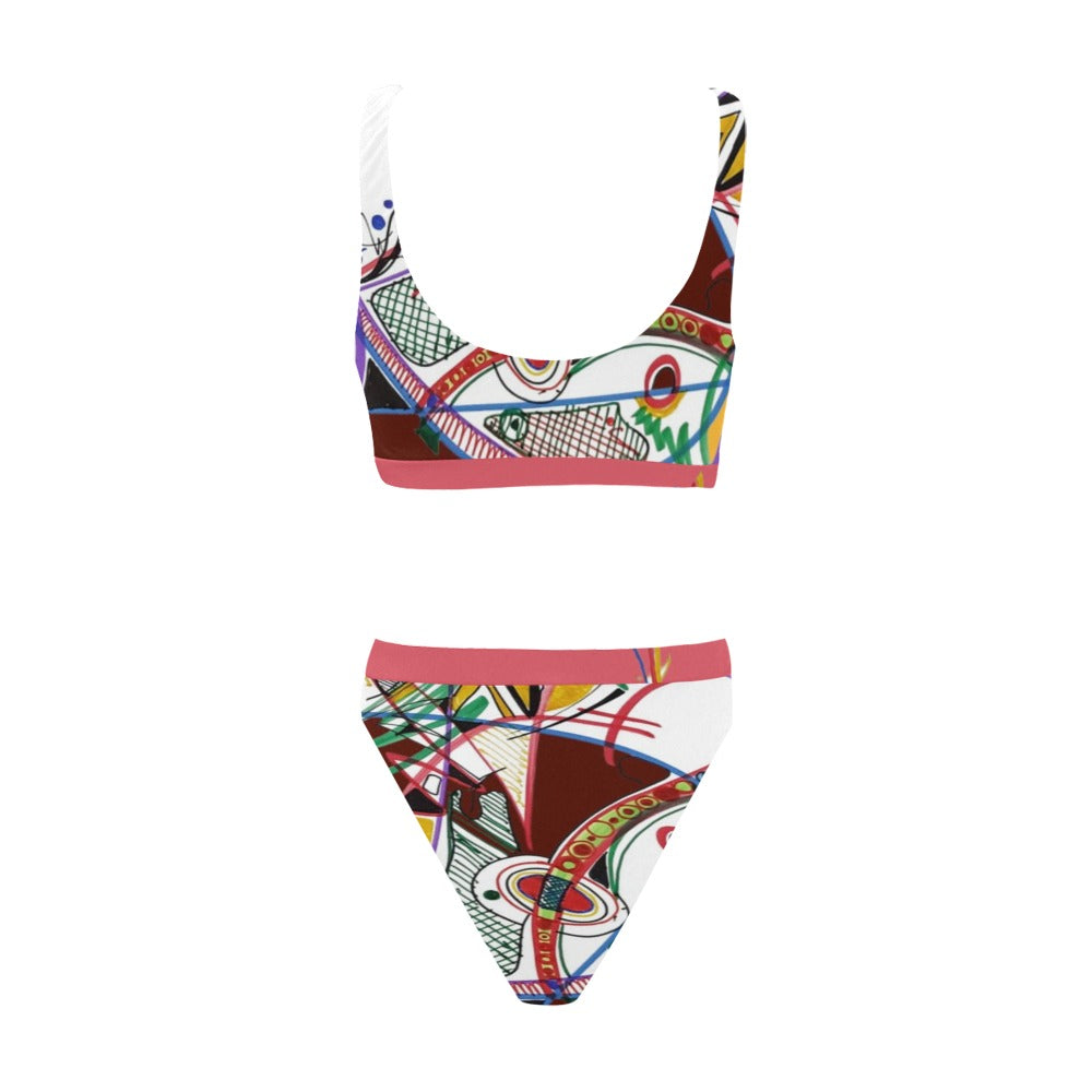 Bikini taille haute « la rékòlt »