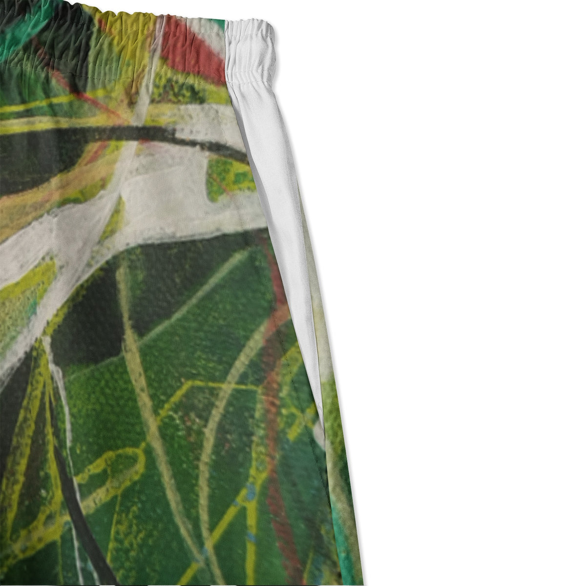 Men's All-Over-Print Hawaiian Swim Shorts