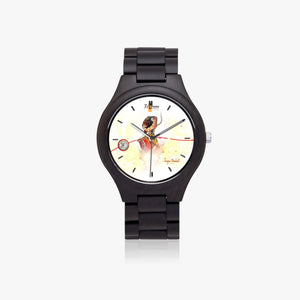 Montre quartz en bois d’olivier RéZonans — modèle 985 (1)