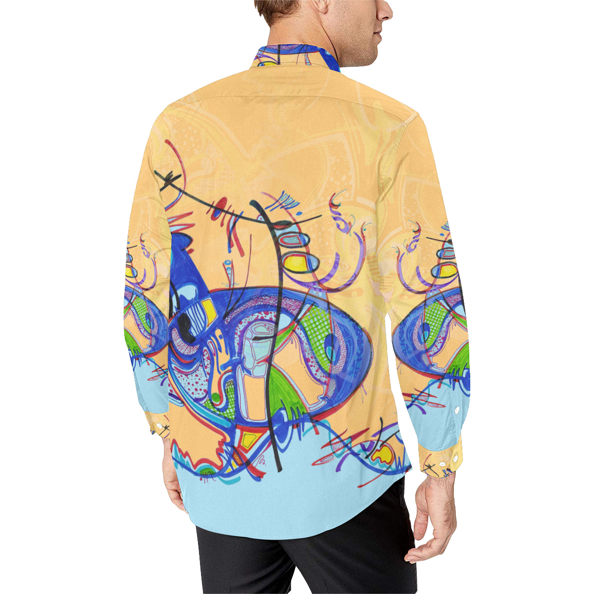 Chemise à manches longues « Mayablue »