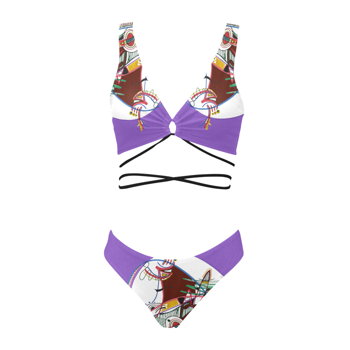 Bikini à liens croisés « Mayav »