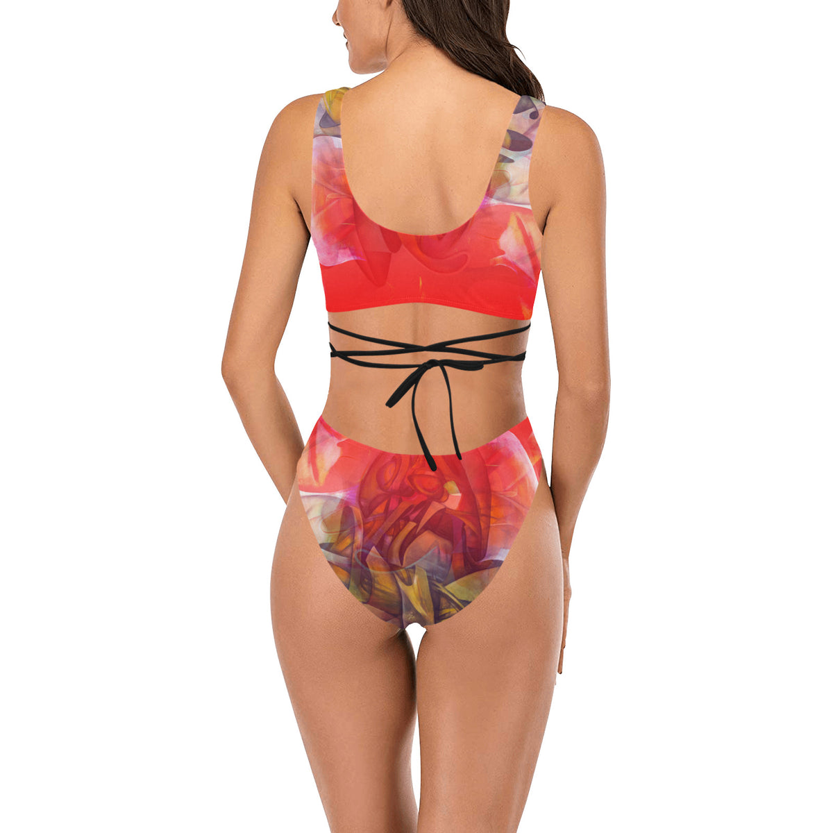 Bikini à liens croisés « Douwouj »