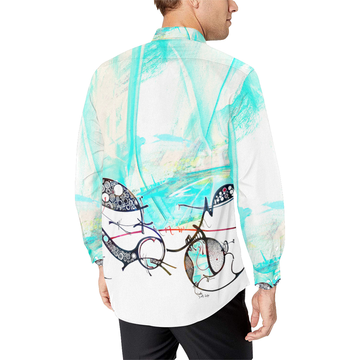 Chemise à manches longues « Lignerouge »
