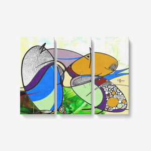 Déco murale triptyque « Yolvèw »