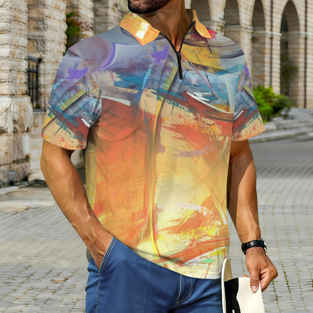 Polo zippé « Laboukan »