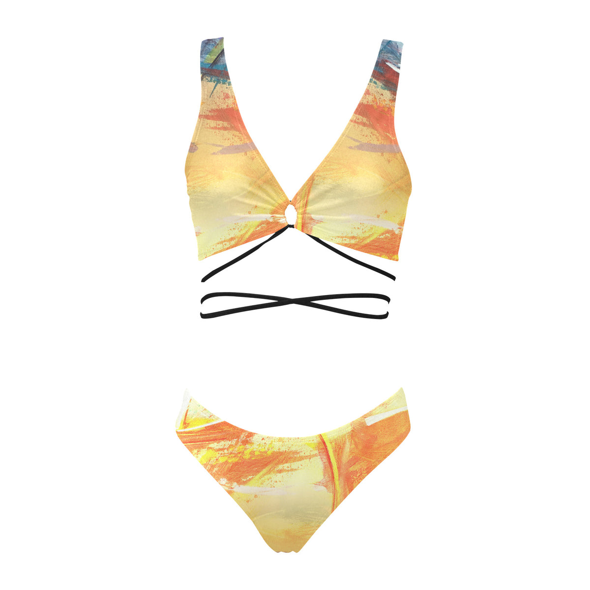 Bikini à liens croisés « Laboukan »