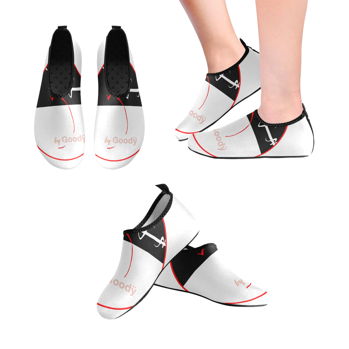 Chaussures aquatiques (femme) « Logola ligne rouge »