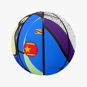 Ballon de basket huit panneaux "Yolblé"