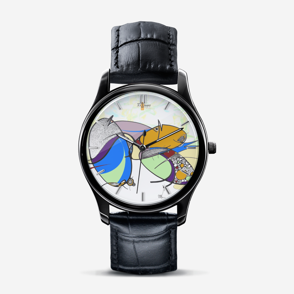 Montre cuir « Yolcolored » (avec indicateurs) — Goodÿ