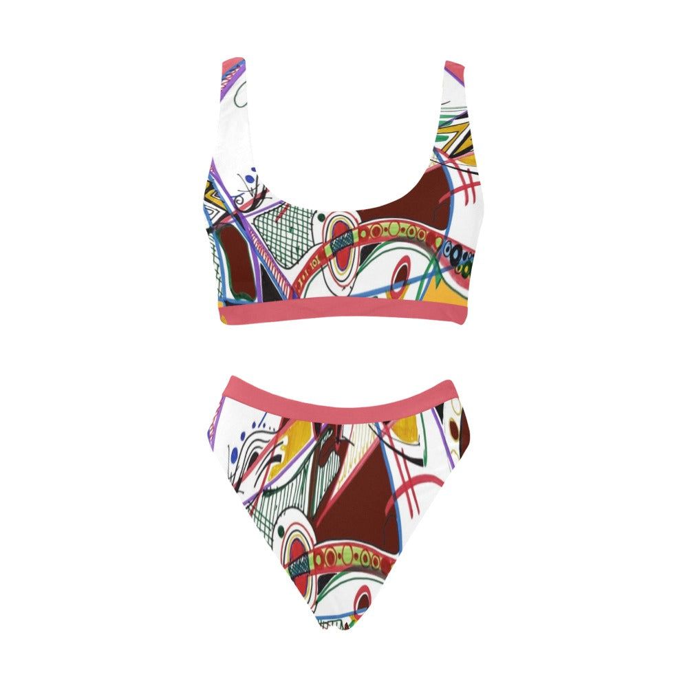 Bikini taille haute « la rékòlt »