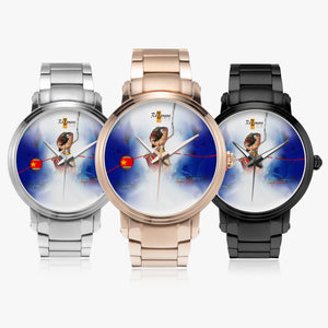Montre automatique bracelet acier "Toujoublé" (sans indicateurs)