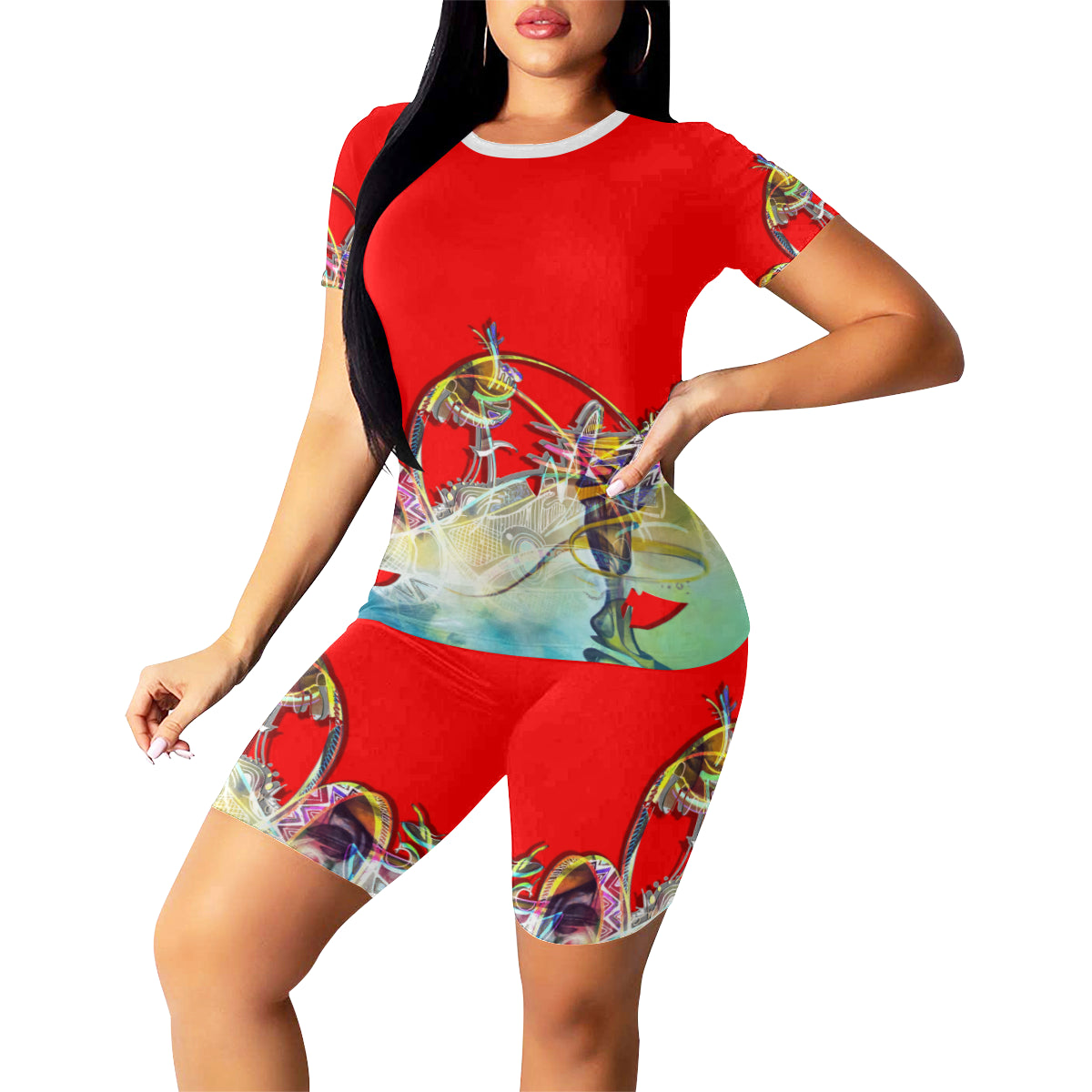 Ensemble short de yoga « Touwouj »