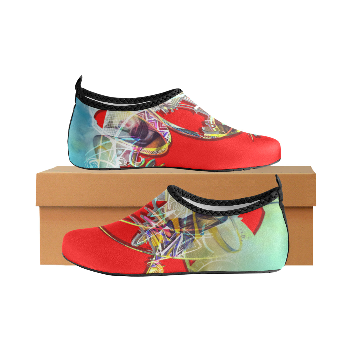 Chaussures aquatiques (femme) « Rouge corail »