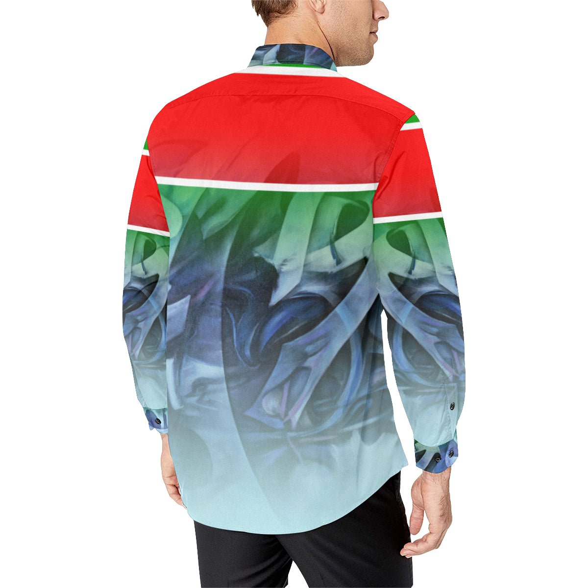 Chemise à manches longues « Péybleu »