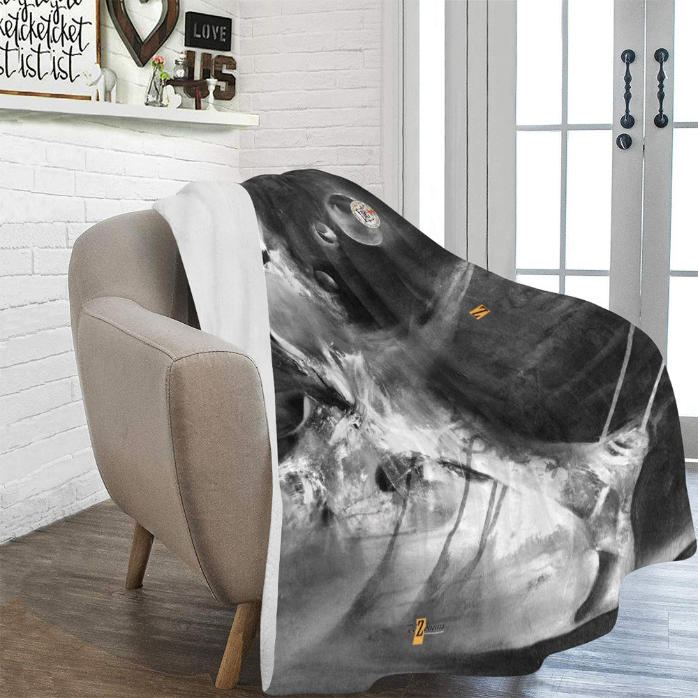 Couverture polaire 152 × 203 cm « Douvandèyè »
