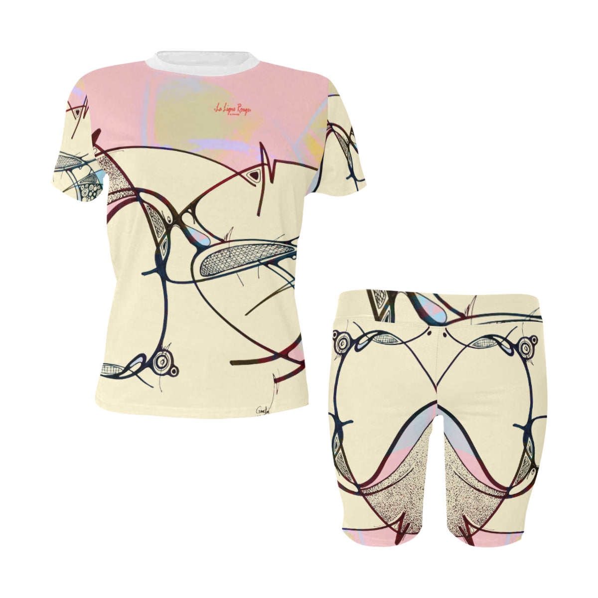 Ensemble short de yoga « Yolwoz »